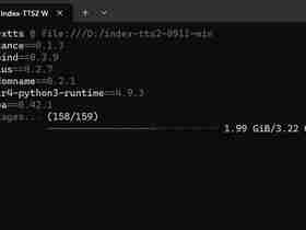 Index-TTS2 Windows 一键整合包下载（index tts 2.0 中文整合包）